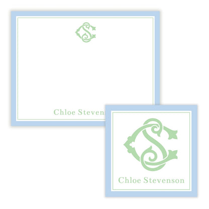 Monogram Chic Personalized Stationery Gift Set (Custom Bundle)