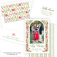 Christmas Photo Card - Poinsettia Garden, Green - Portrait