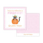 Kids Halloween Tags or Stickers - Black Cat (Pink)