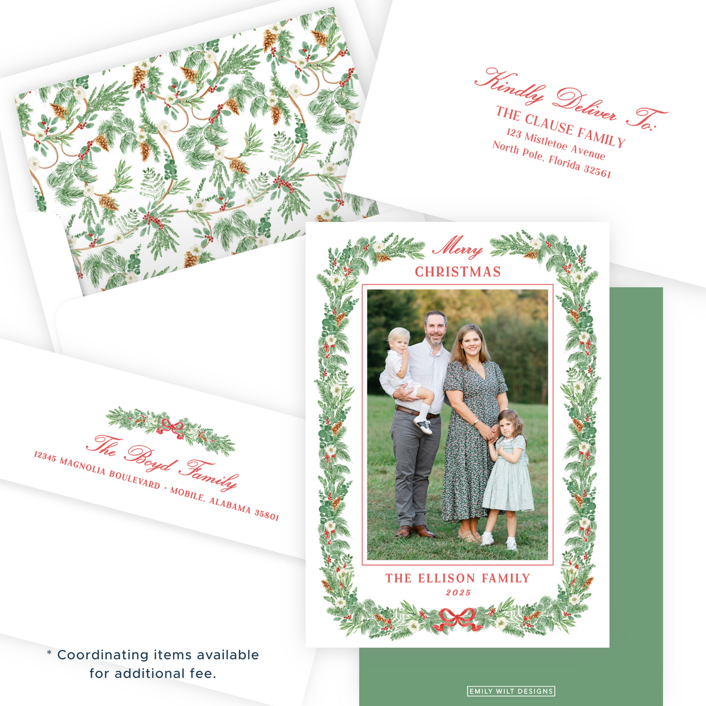 Christmas Address Labels - Magnolia Pines