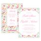 Genevieve's Garden Bridal Shower Invitations