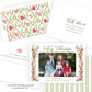 Christmas Photo Card - Poinsettia Garden, Green - Landscape