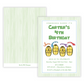 Karate Turtle Birthday Invitations