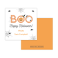 Kids Halloween Tags or Stickers - BOO (Orange)