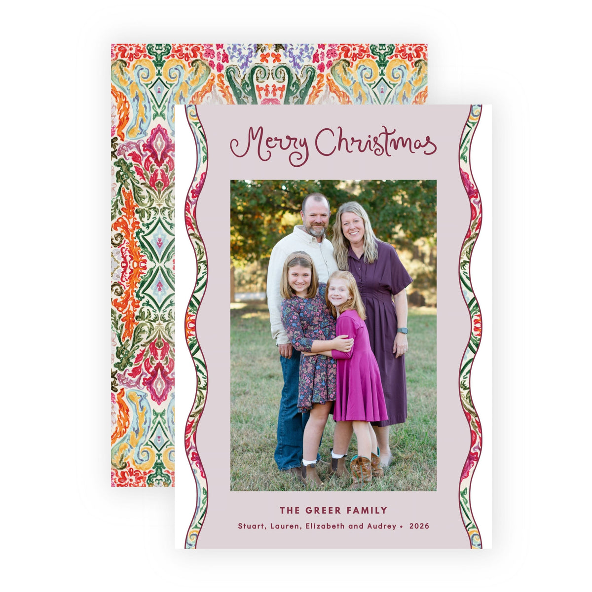Christmas Photo Card - Sugar Plum 7