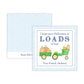 Kids Halloween Tags or Stickers - Tractor