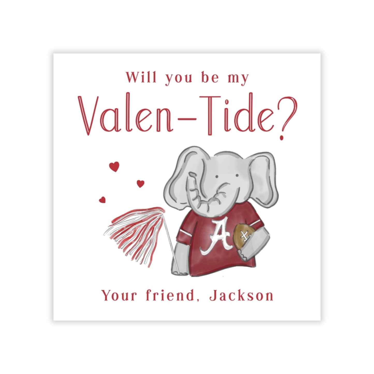 University of Alabama Valentine (OFFICALLY LICENSED)