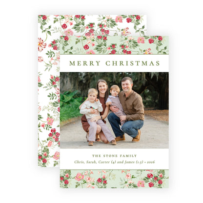 Christmas Photo Card - Berry Blush 3