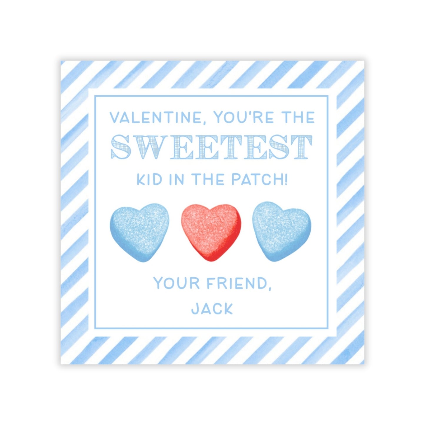 Sour Heart Valentine (Blue)