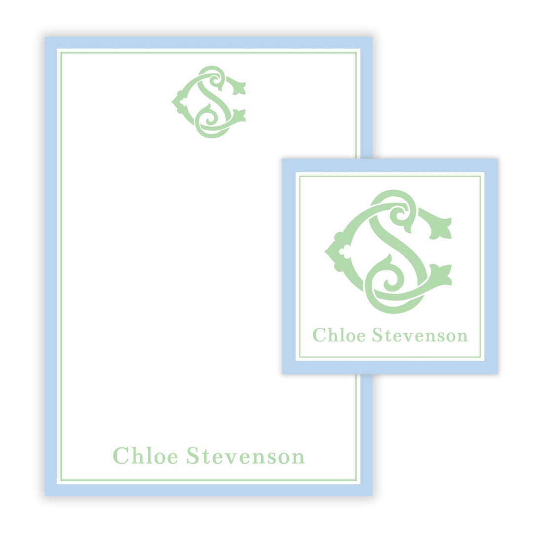 Monogram Chic Mother’s Day Stationery Gift Set (Custom Bundle)