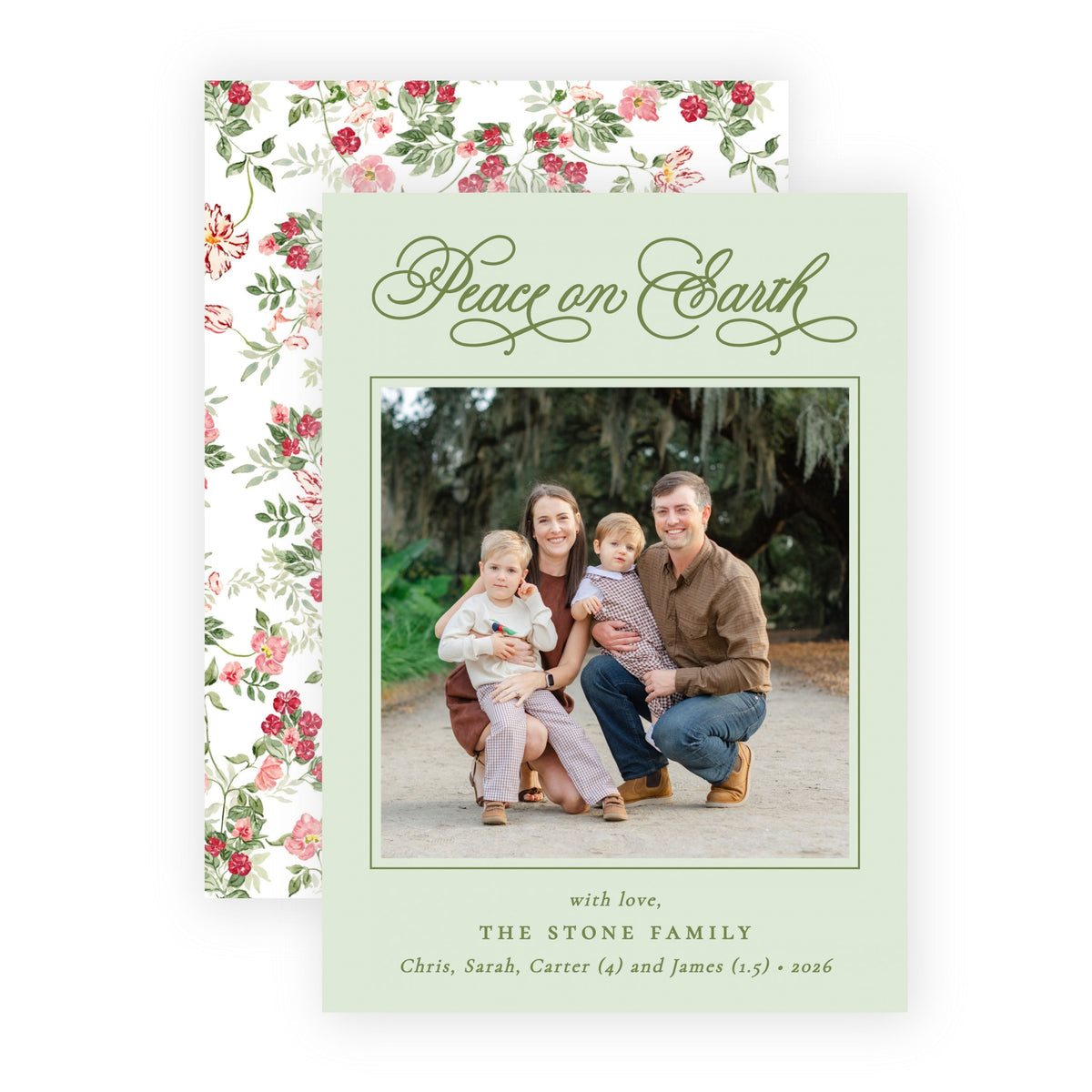 Christmas Photo Card - Berry Blush 3