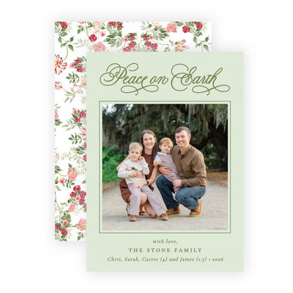 Christmas Photo Card - Berry Blush 3