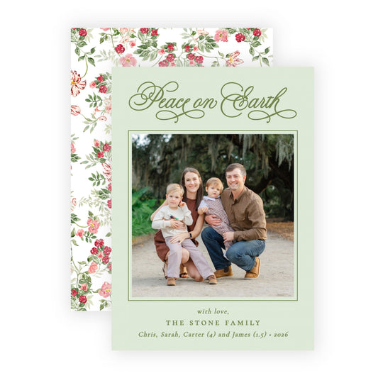 Christmas Photo Card - Berry Blush 3