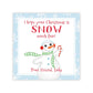 Holiday Gift Tags or Stickers for Kids - Snow Much Fun (Blue)