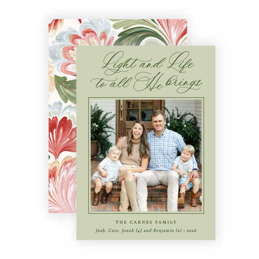 Christmas Photo Card - Merry Chintzmas 1