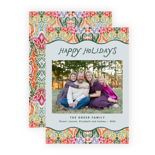 Christmas Photo Card - Sugar Plum 3
