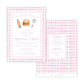 BBQ Baby Shower Invitations - Pink