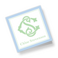 Monogram Chic Personalized Folded Gift Tags with Envelopes