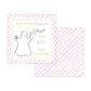 Kids Halloween Tags or Stickers - Bubbles (Pink)