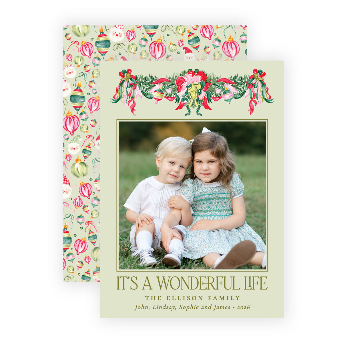 Christmas Photo Card - Very Merry Christmas 3