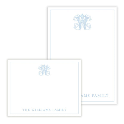 Vintage Vine Monogram Personalized Stationery Gift Set (Custom Bundle)