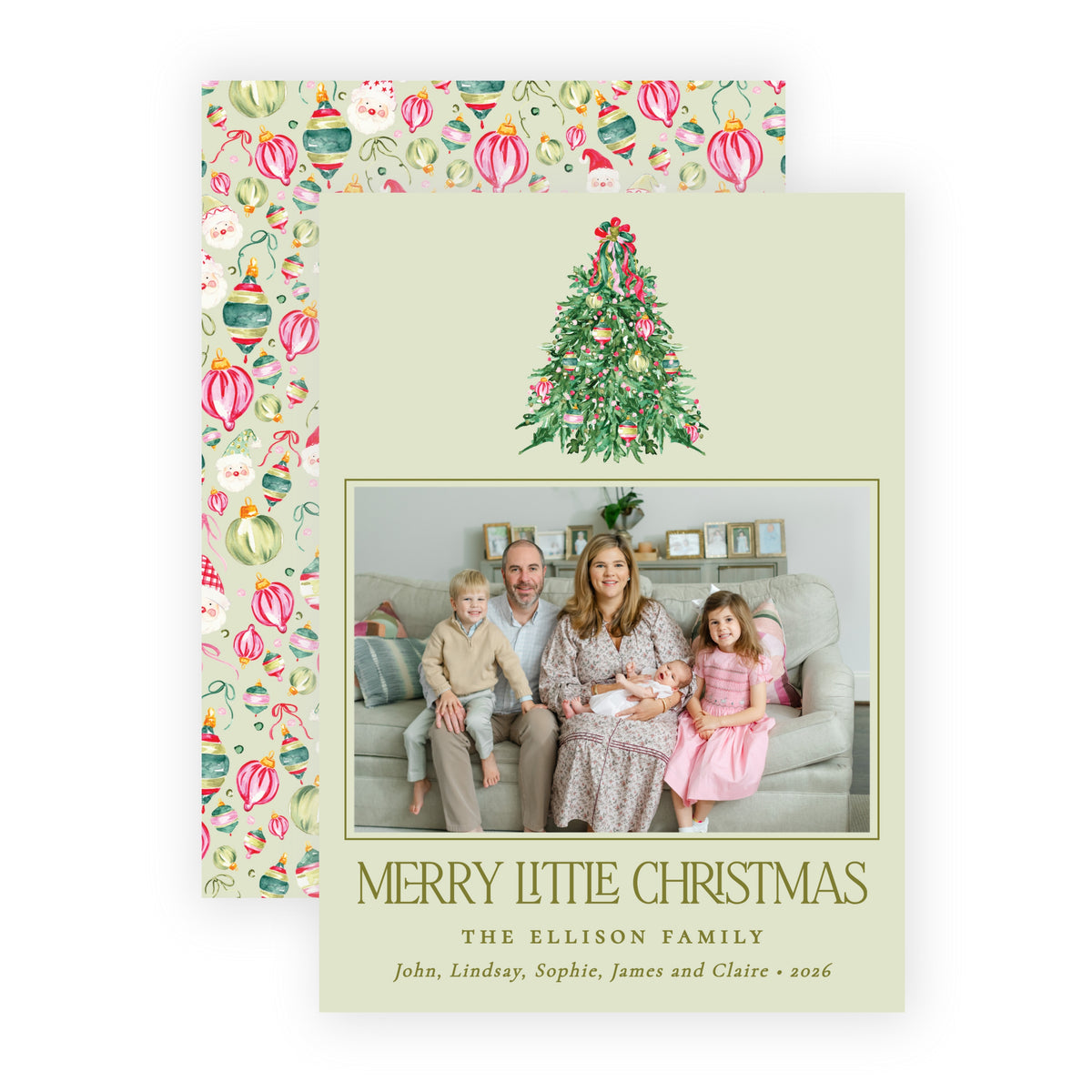 Christmas Photo Card - Very Merry Christmas 5