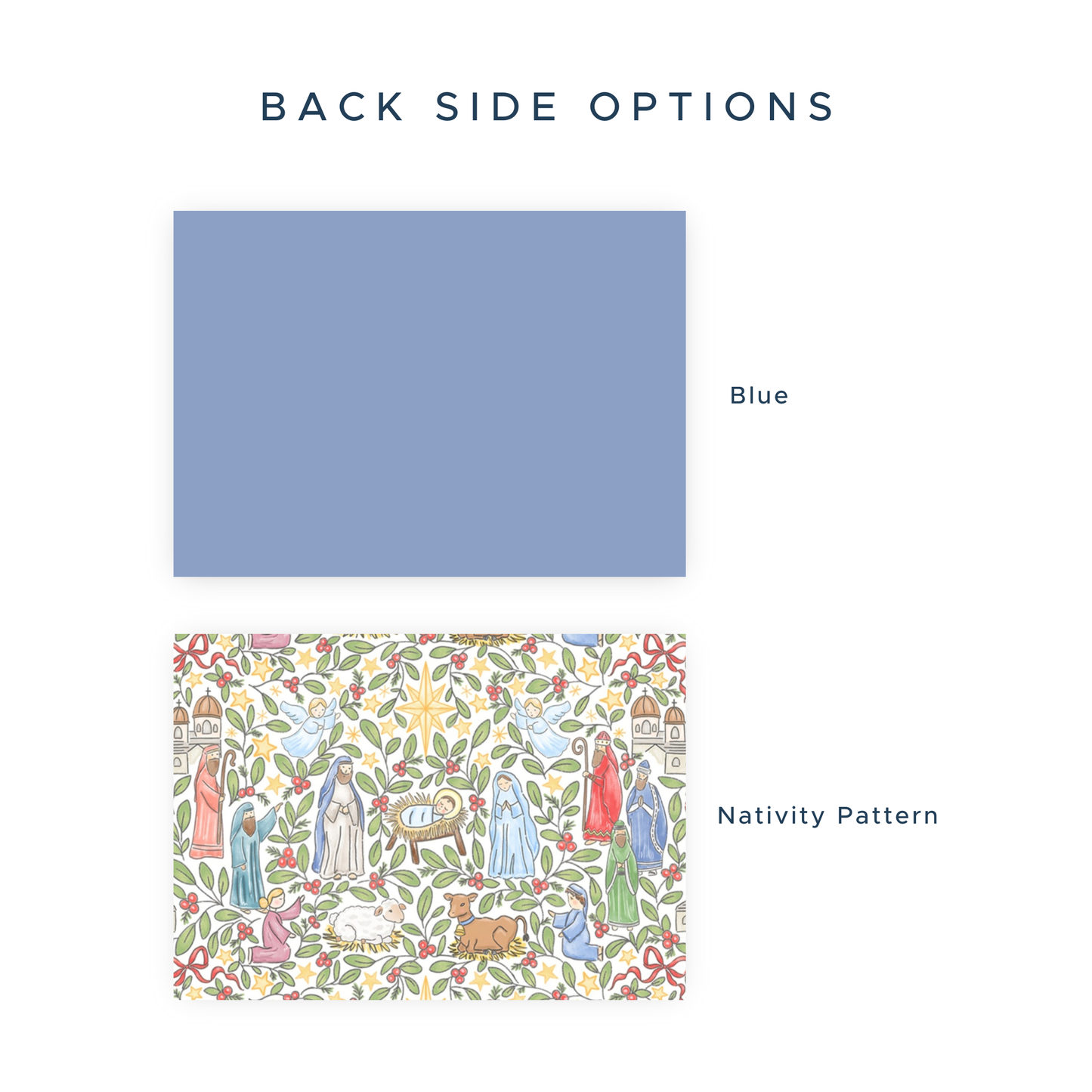 Christmas New Address Enclosure Cards - Festive Nativity