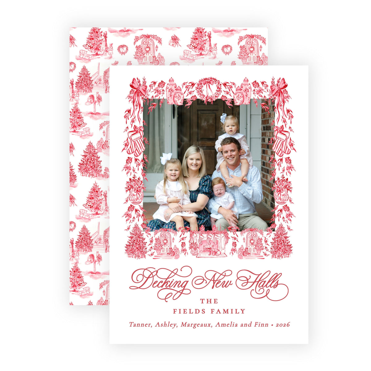 Christmas Photo Card - Scarlet Christmas 3