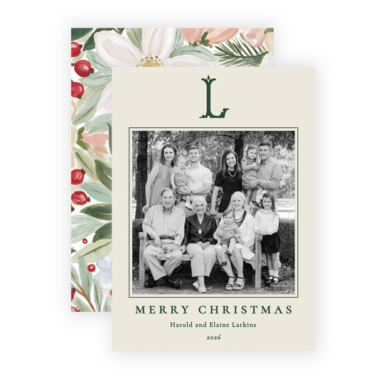 Christmas Photo Card - Winterberry Garden 4