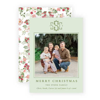 Christmas Photo Card - Berry Blush 3