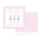 Kids Halloween Tags or Stickers - Skeleton Ballerinas
