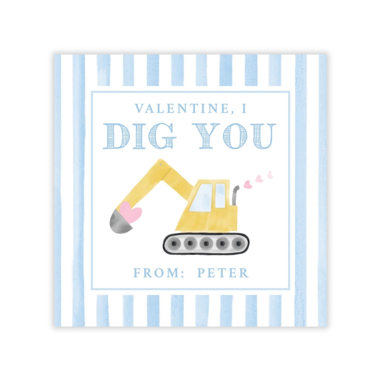 Construction Valentine (Excavator)