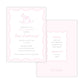 Rocking Horse Baby Shower Invitations - Pink
