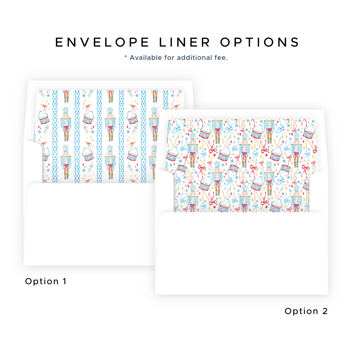 Christmas Photo Card - Santa's Soldiers, Blue - Portrait