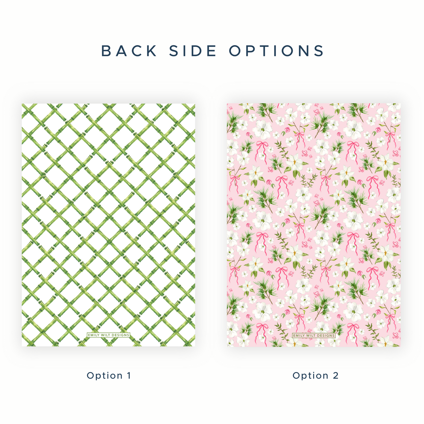 Christmas Photo Card - Holiday Blossoms, Pink - Portrait