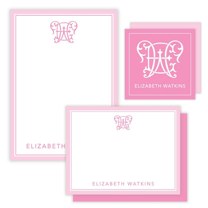 Monogram Couture Personalized Stationery Gift Set (Custom Bundle)