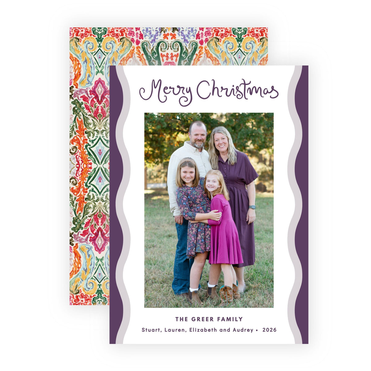 Christmas Photo Card - Sugar Plum 7