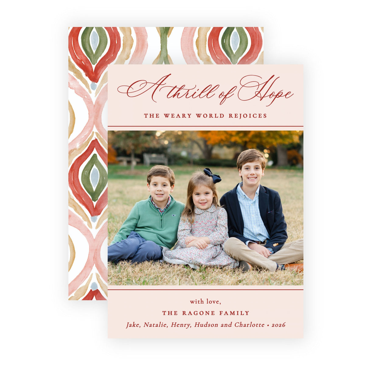 Christmas Photo Card - Merry Ogee 4