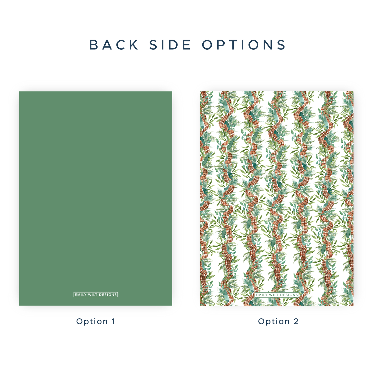 Christmas Photo Card - Woodland Christmas (Portrait)