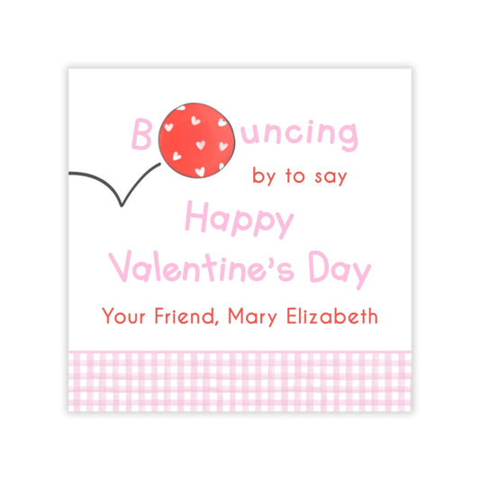Bouncy Ball Valentine (Pink)