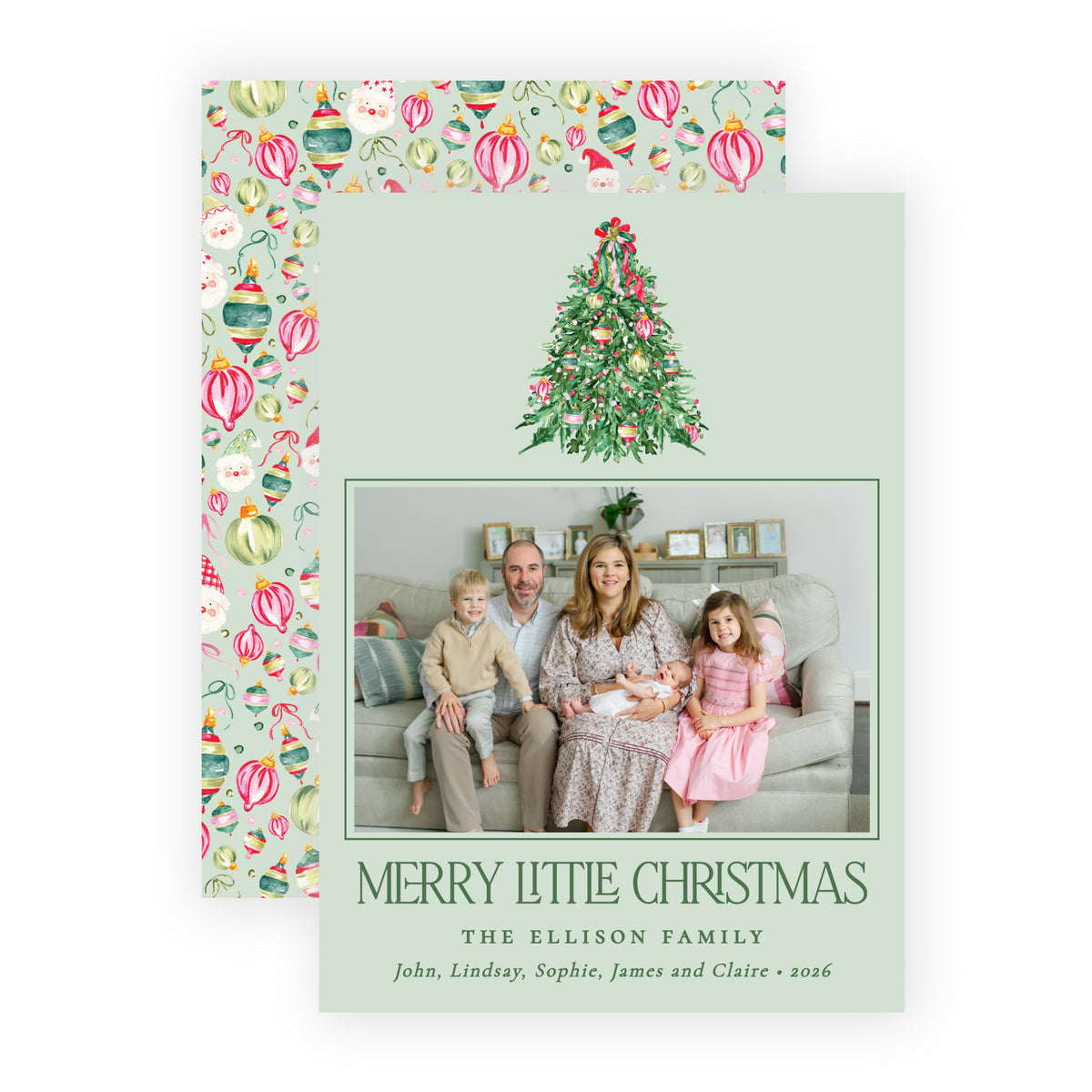 Christmas Photo Card - Very Merry Christmas 5