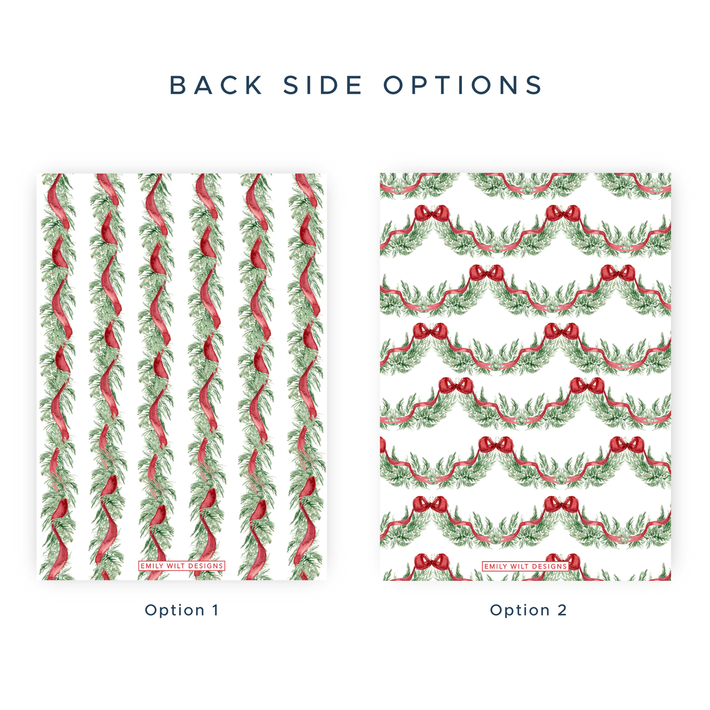 Christmas Photo Card - Traditional Glam (Portrait Photo)