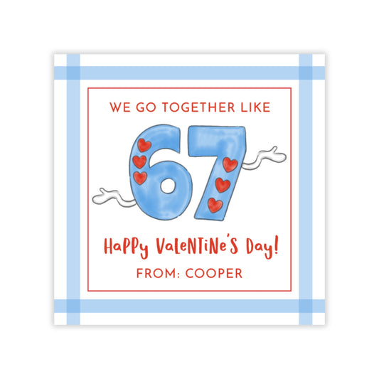 67 Valentine (Blue)