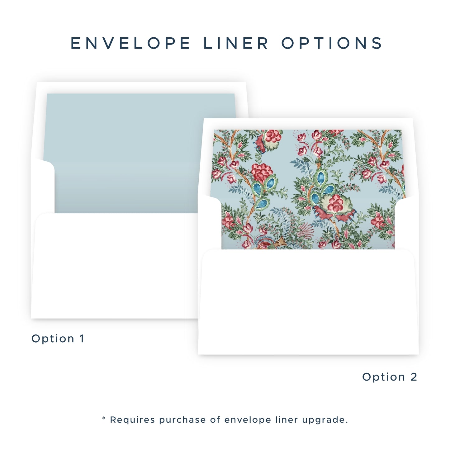 Christmas Photo Card - Chintz Elegance, Blue (Portrait)