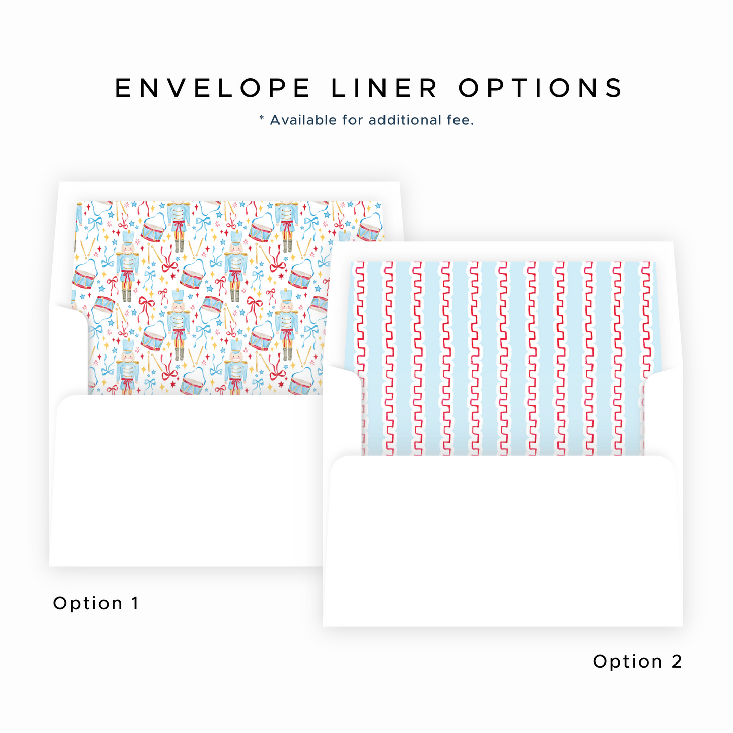 Christmas Photo Card - Santa's Soldiers, Red - Landscape