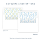 Christmas Photo Card - Delicate Stockings Trio, Blue - Portrait