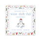 Holiday Gift Tags or Stickers for Kids - Snowman Doh