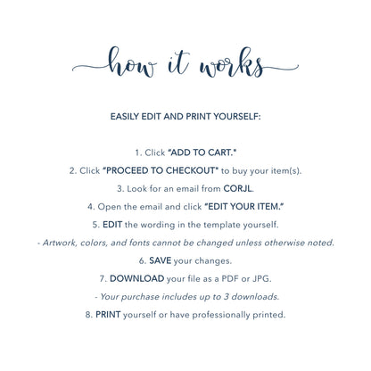 the instructions for how to print a poster