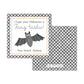 Kids Halloween Tags or Stickers - Bat (Orange)