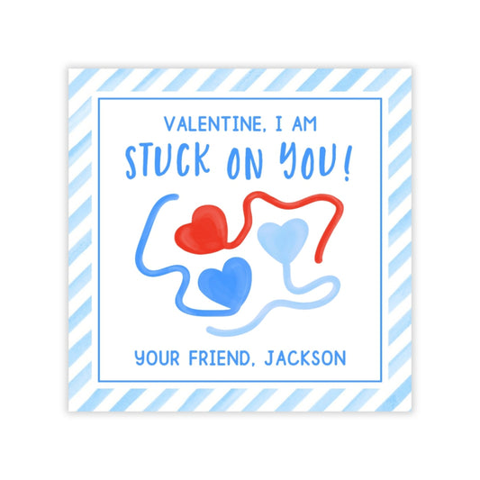 Sticky Heart Valentine (Blue)
